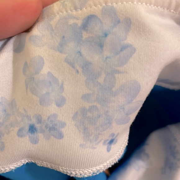 LULULEMON | Gather and Crow Capri Crop Workout Leggings in Beaming Blue - Picture 10 of 11